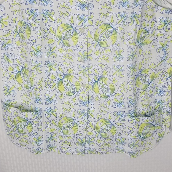 Vintage J.McLaughlin Addy Chelsea Floral Sleeveless Blouse size Large - Picture 5 of 5